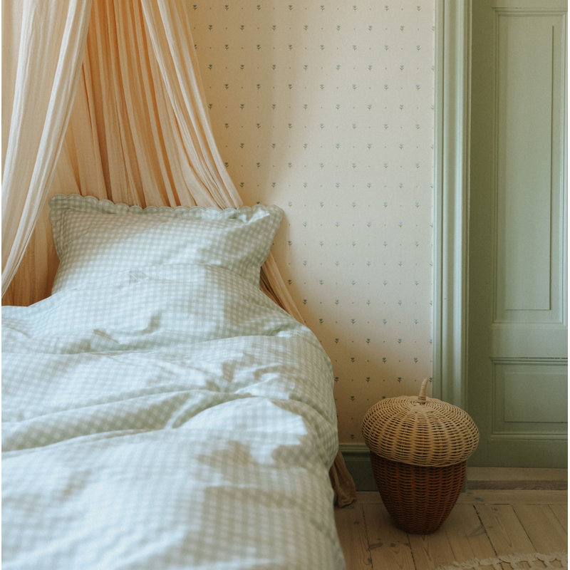 Gingham Duvet Cover, Blue