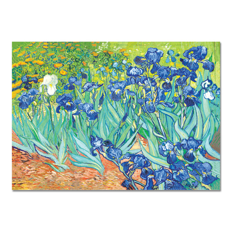 Iris by Vincent Van Gogh - No Frame Painting on Plastic / Acrylic, 65cm H x 95cm W