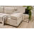 Stylish 3-Seat Sofa-Bed, Cream Chenille Fabric, 91.7 x 32.7 x 36.6 inches | Sturdy Timber Frame, 7-inch Plastic Legs, Comfortable 12.0 cm Foam Seat | Perfect for Living Room, Guest Room, and Versatile Use