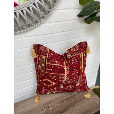Cotton Blend Throw Square Pillow Cover