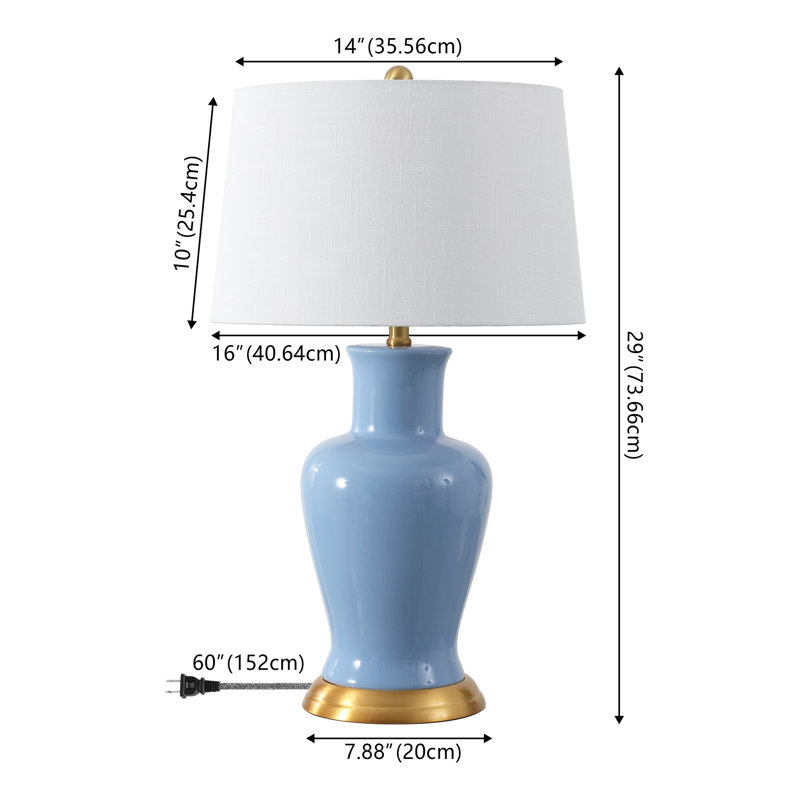 Herron Table Lamp, Blue