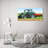 Tractor On The Field - Wrapped Canvas Print