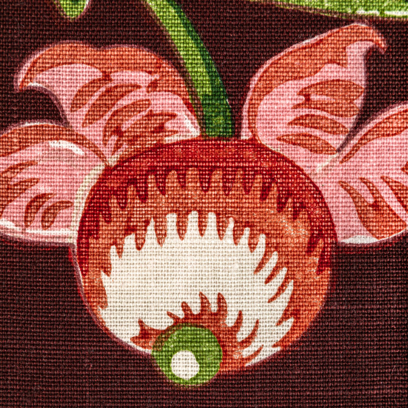 Le Brun 100% Linen Fabric, Aubergine