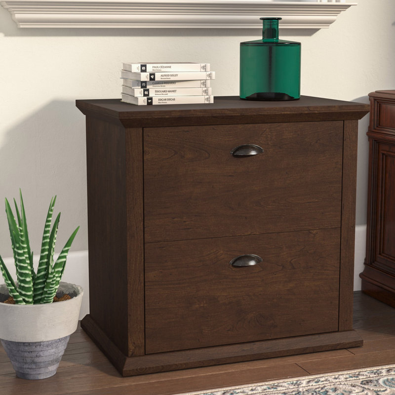 Siena 31'' Wide 2 -Drawer File Cabinet, Antique Cherry