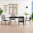 Edita 4 - Person Patio Dining Set with Rectangular Table