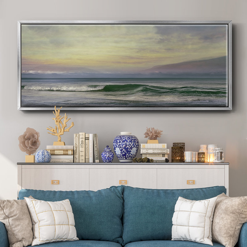 Our View- Framed Canvas, 8" H x 20" W