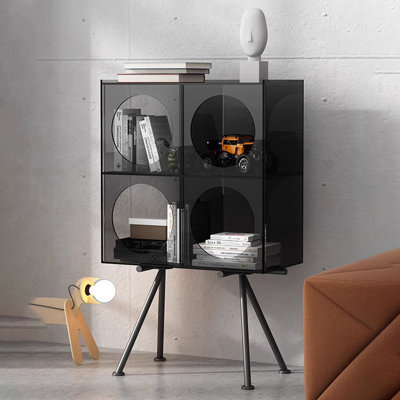 Modern simple acrylic storage accent cabinet
