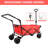Heavy-duty Collapsible Utility Park Garden Cart With All-terrain Wheels And Telescoping Handle-108936182