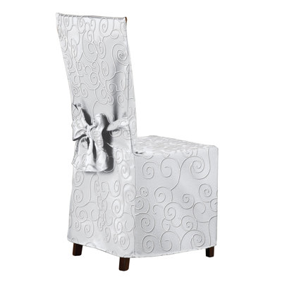 Polyester Box Cushion Dining Chair Slipcover