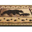 Tapis en polypropylène brun / crème Jarrod-87774534