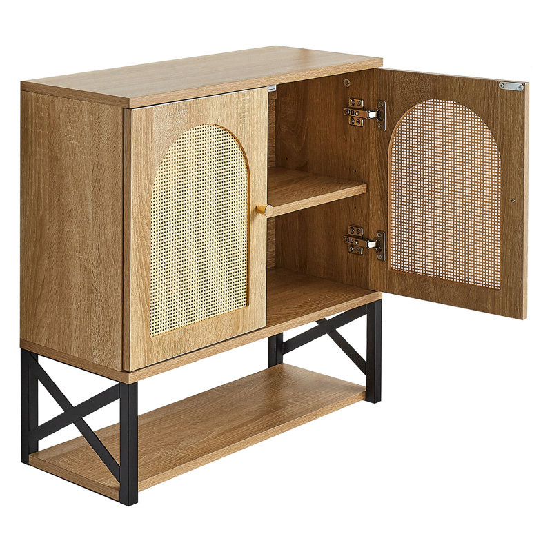 Bathroom Wall Cabinet, With 2 Doors And Adjustable Shelf, Over The Toilet Storage Medicine Cabinet Wall Mounted, Hanging Organizer With Shelves & Open Partition For Laundry Room Kitchen Restroom