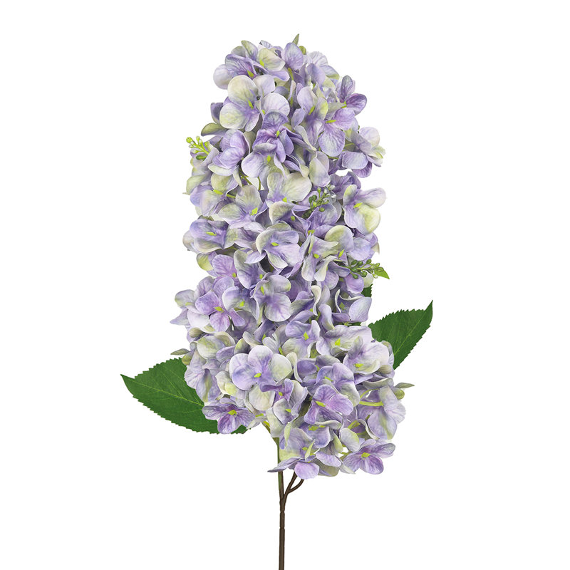 Tige de fleur d'hortensia artificielle, Mauve