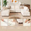 Canapé modulaire en U en chenille de 127 po avec sièges de rangement Keswick-1575024110