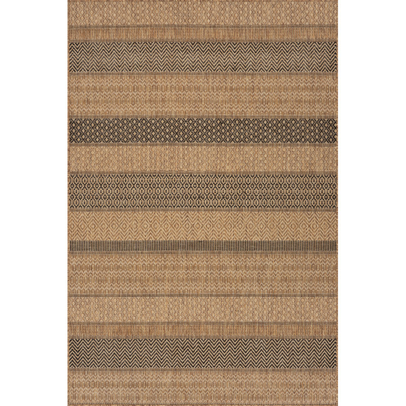  Torelle Indoor/Outdoor Abstract Area Rug, Gray, Rug Size
