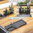 Stainless Steel Kitchen Sink Caddy Organizer With Draining Tray, Rustproof Sponge Holder For Sink, Adjustable Compartments, Space-Saving Design