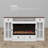 Mixed Colour Sideboard Buffet Cabinet With LED Lights And Fireplaces