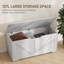 Coffre de rangement pour le salon, coffre à jouets en bois, l 39,4 po-936654382