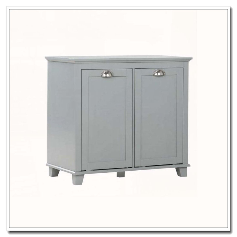 Armoire pour panier à linge inclinable