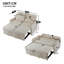 2 Seater Chenille Sofa Bed-1364813202