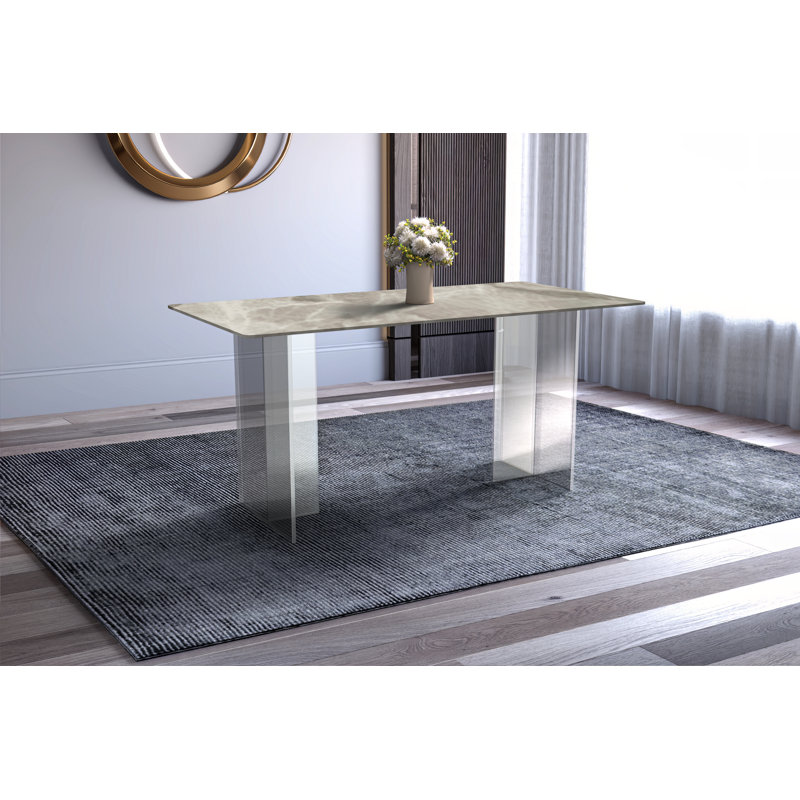 Deveau rectangulaire, H 29,1 po x l 62 po x L 31,5 po, Gris clair
