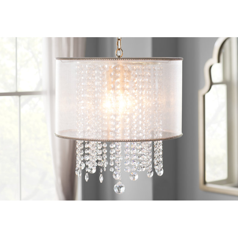 Lustre cylindrique unique et remarquable à 3 lumières Torrington