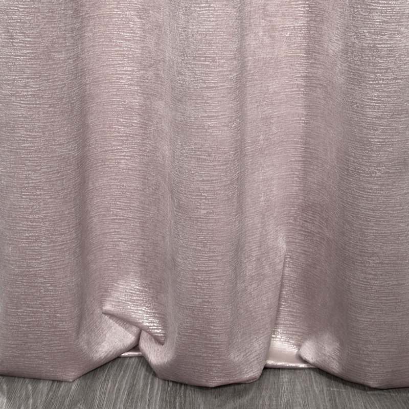 Addine Blackout Curtains Single Panel, Rose