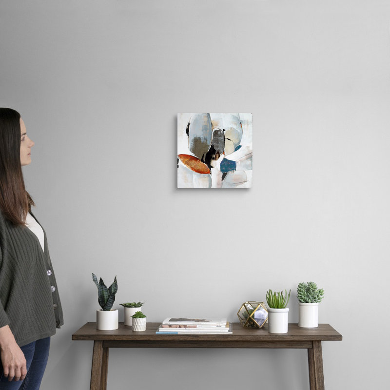 " Lost In The Moment II " by Sydney Edmunds Painting Print, Wrapped Canvas, 12" H x 12" W, No Frame