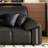 Nordic minimalist straight-row sofa