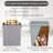 Manufactured Wood Open Tilt Out Trash Can - 20 Gallons-88555761