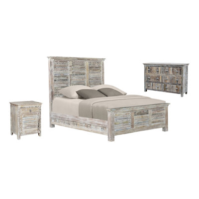 Eggleton 3-piece Solid Wood Bedroom Set