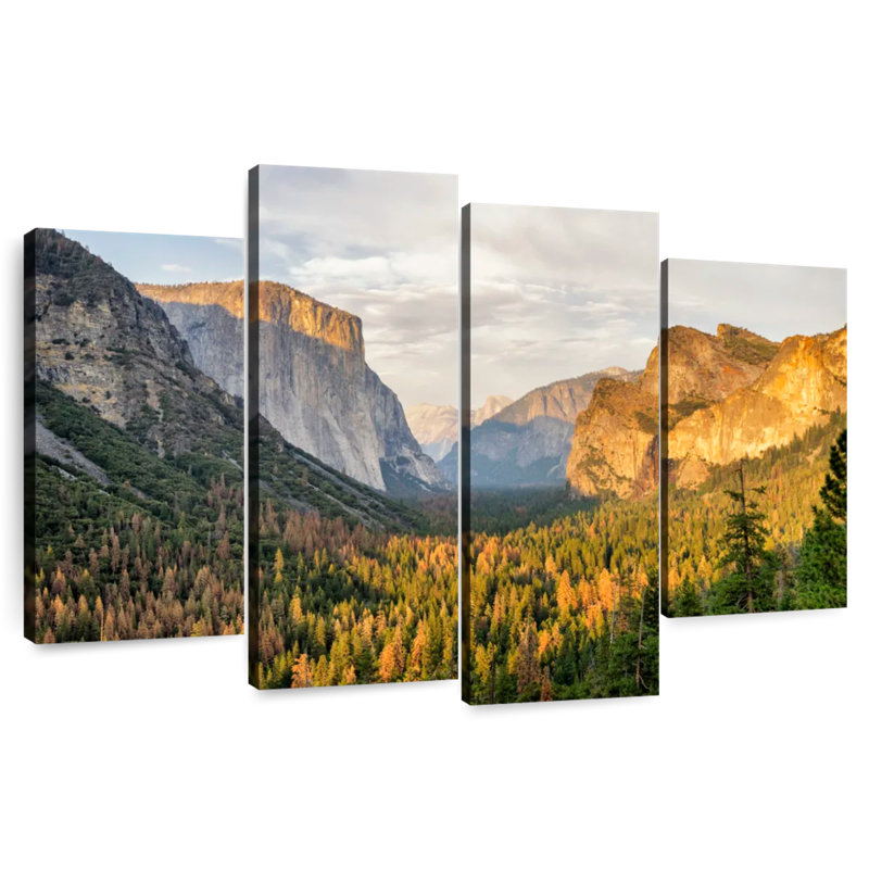 Alvord Yosemite Valley au lever du soleil, H 48 po x l 75 po