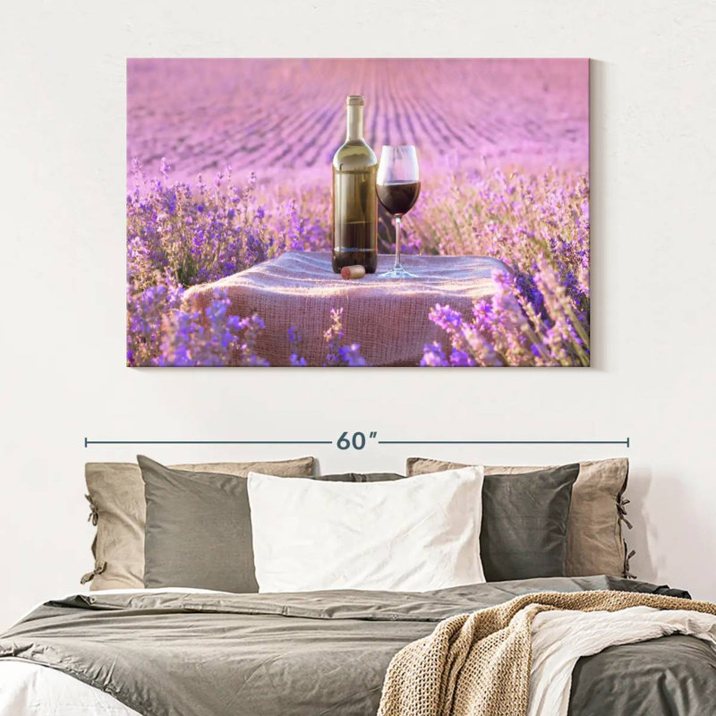 Yarlin Wine Romance, 34" H x 51" W