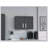 Storage Cabinet - Wall Cabinet, Three Interior Shelves, Double Door
