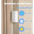 Doorbell Wireless, Waterproof Doorbell Chime Kit, 38 Doorbell Chimes And 3 Volume Level, Doorbells For Home Over 1000 Feet Operating Range (1 Receiver X 1 Push Button) in , Rectangle