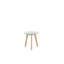 Glass Top Trestle Nesting Tables