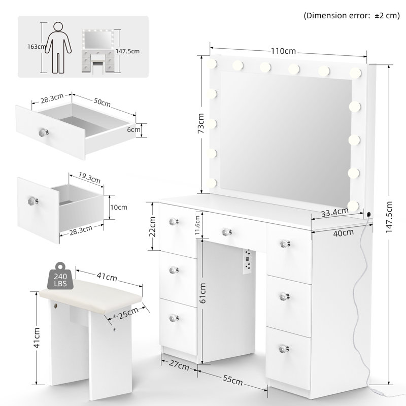 Vanity, White