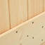 Porte vidaXL en bois de pin massif naturel 31,50 x 82,68 NARVik-130473442-125411977