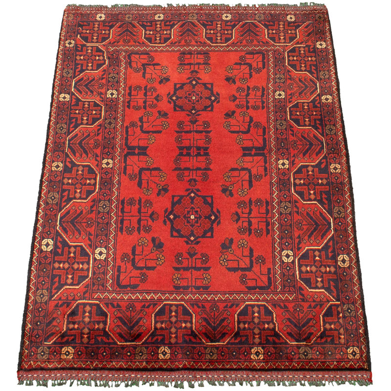 Tapis de zone en laine 3 pi 6 po x 5 pi esari turque one-of-kind main-noué la 2010 Allaina