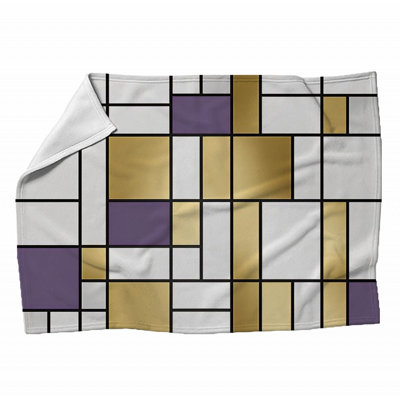 Machine Printed Throw Blanket