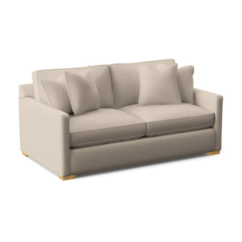 Bel-Air 79'' Upholstered Sofa, Honey, Vanilla Crypton Performance; 0822-91