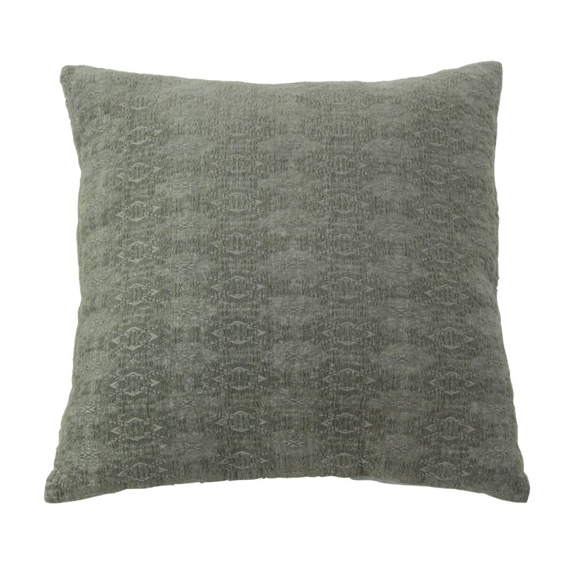 Cotton Blend Reversible Throw Pillow, 18" x 18"