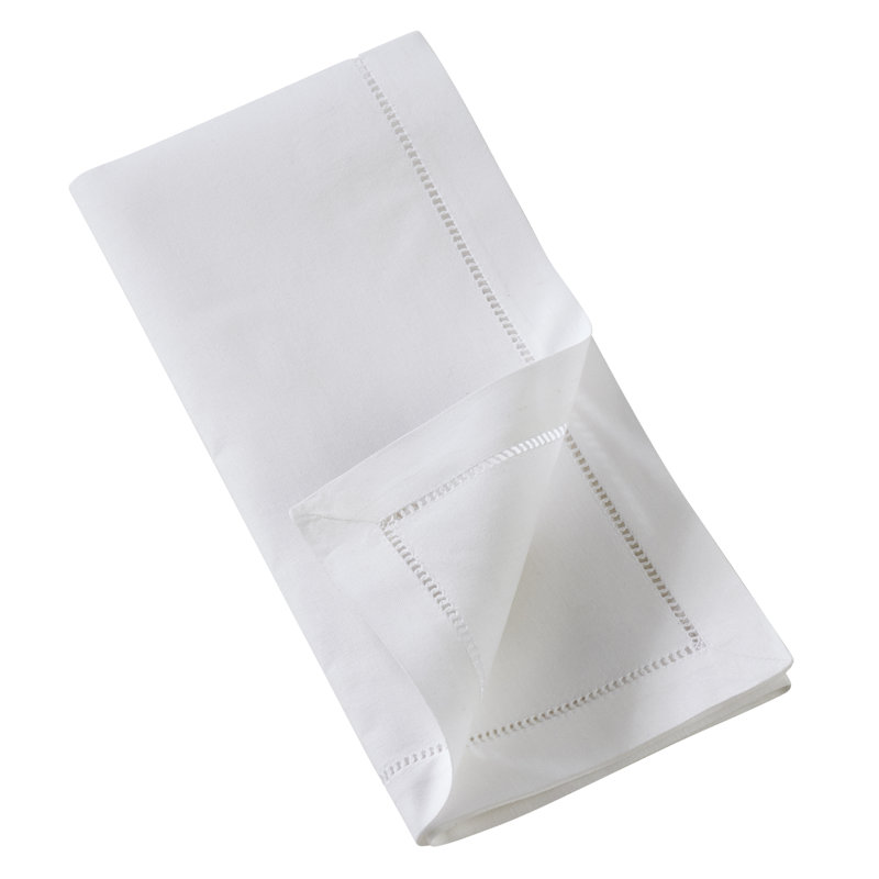 Chamness Cotton Embroidered Square Napkin