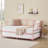 Twin Daybed With Trundle, Metal Twin Size Daybed With Pullout Trundle 6 Casters, Steel Slat Support Sofa Bed For Living Room, Bedroom, Guest Room, No Box Spring Needed (White)-1210138773