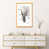Toile avec cadre en bois beige est en rupture de stock