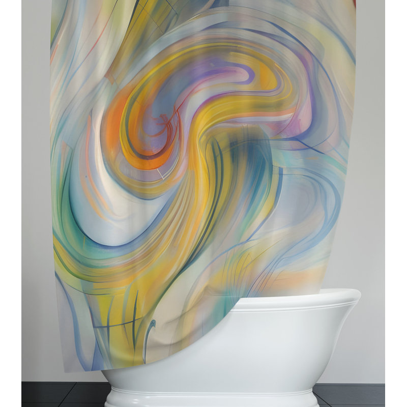 Rideau de douche Claree, H 72 po x l 70 po