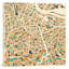 « abstract city map of amsterdam », impression sur toile tendue-23227703-74529008-74554840