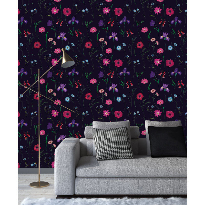 Panneau de papier peint, Vinyle, L 18,75 po x L 25 po