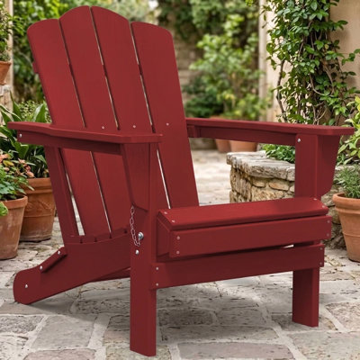 Chaise Adirondack pliante en résine
