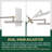 Adjustable 8" High Pressure Dual Shower Head with 5-Spray Handheld Shower-99187410