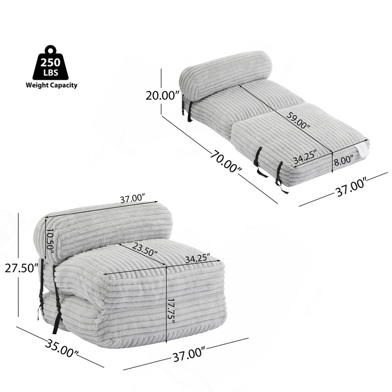 Fauteuil à billes pliable Latina